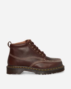 Dr. Martens Lowell Chukka Moc Toe Leather Ankle Boots - Brown