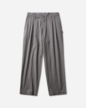 Neighborhood Two Tuck Trousers - Grey
