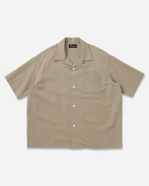 Visvim Men S Crosby Shortsleeve Shirt - Gray