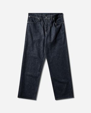 Stone Island Men S Indigo Denim-rinsed Loose Fit Jeans Rinse - Blue