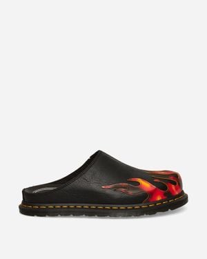 Dr. Martens San Flame Mules Vibrant - Red