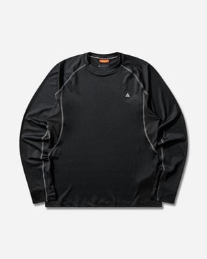 Nike Men S Acg Wildsee Dri-fit Long-sleeve Base Layer Black