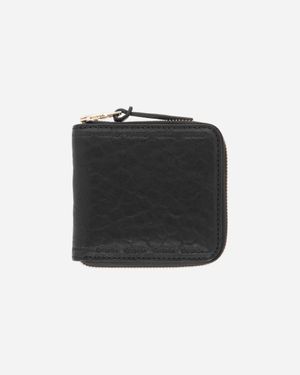 Visvim Leather Bi-Fold Wallet in Black for Men | Lyst UK