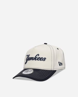 KTZ New York Yankees Mlb City Icon 9forty E-frame Adjustable Cap Cream - White
