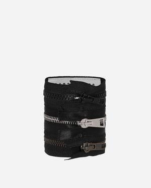 MM6 by Maison Martin Margiela Zip Bracelet - Black