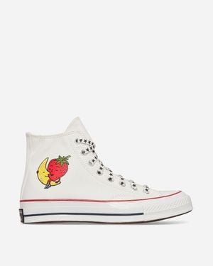 Sky High Farm Converse Chuck 70 Hi Trainers - White