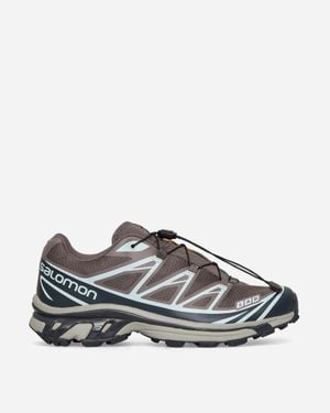 Salomon Xt-6 Trainers Plum Kitten / India Ink / Ballad - Grey