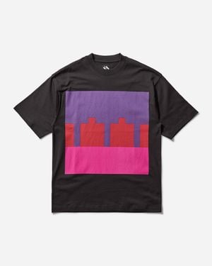 The Trilogy Tapes Block T-Shirt - Red