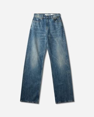 Our Legacy S Wata Cut Jeans River Wash - Blue