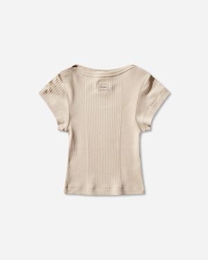 Jean Paul Gaultier Women S Logo Patch Baby T-shirt - Natural