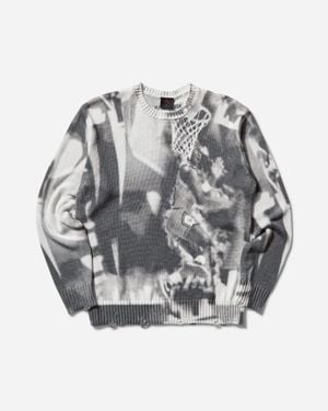 Nike Men S Air Jordan Knit Jumper - Grey