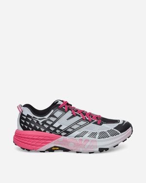 Hoka One One Speedgoat 2 Trainers Mineral Rhubarb - White