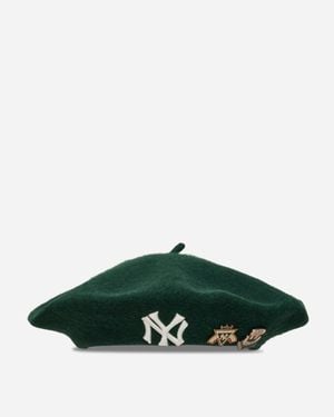 KTZ New York Yankees Mlb Cooperstown Pin Beret Dark - Green