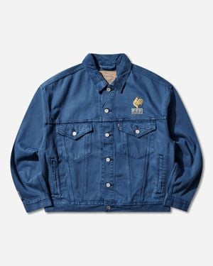 Levi's S France Football Type Iii Trucker Jacket - Blue