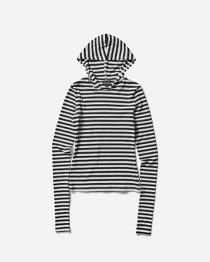 Nii HAI Women S Striped Bella Top Black / White