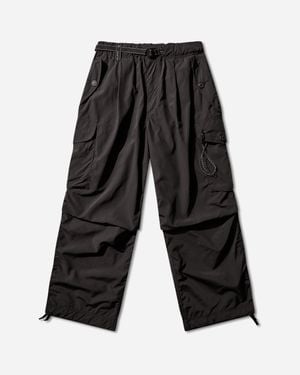 and wander Men S Oversized Cargo Trousers - Grey