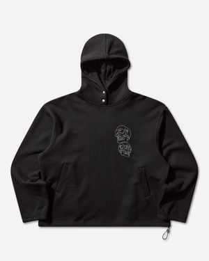 THUG CLUB Tc Angels Crystal Embellished Hoodie - Black