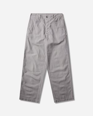 Visvim S Broader Chino Dmgd - Gray