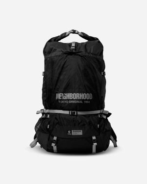 Neighborhood Helinox Lite Roll Top Backpack - Black