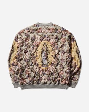 Kapital Men S Top Swt Knit Bivouac Big Sweatshirt (peckish Maria) Ecru - Natural