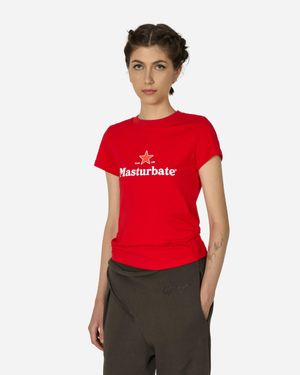 Salomé Poloudenny Slam Jam Masturbate T-shirt - Red