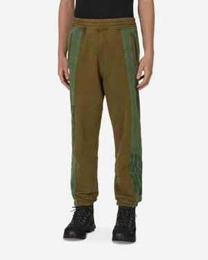 SLAM JAM Panel Sweatpants - Green