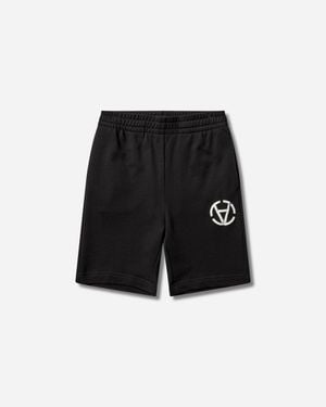 SLAM JAM Basics Graphic Sweatshorts - Black