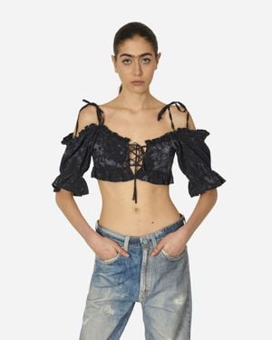 Guess Dyed Sangallo Top Washed Out - Blue