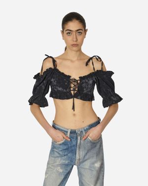Guess Dyed Sangallo Top Washed Out - Blue