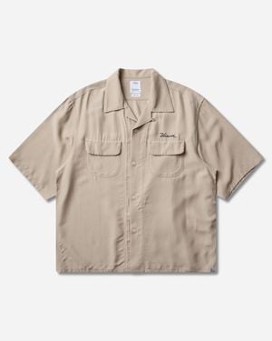 Visvim S Keesey Shortsleeve Shirt Ivory - Natural
