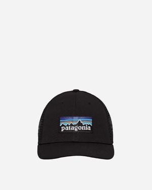 Patagonia P-6 Logo Trucker Hat - Black