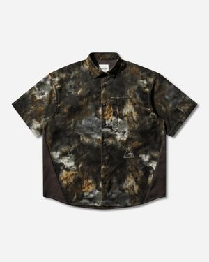 ROA And Wander Printed Breathable Shirt Camo - Black
