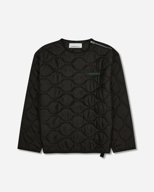 Oamc Peacemaker Men S Shoulder Zip Liner - Black