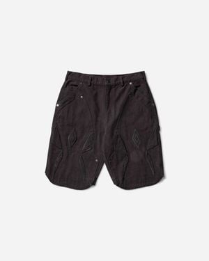 Umbro Shinguard Canvas Shorts - White