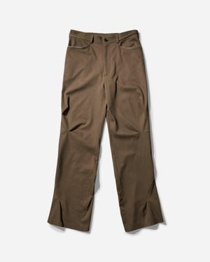 Kiko Kostadinov S Ohne K-Dart Trousers Brass - Green
