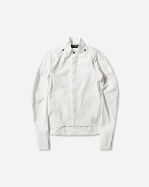 JOHANNA Paris Women S Long Sleeve Zip Shirt - White