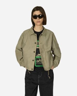 Cav Empt Overdye Light Cotton Button Jacket Khaki - Green