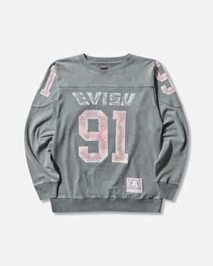 Evisu 91 Longsleeve T-Shirt Light - Grey