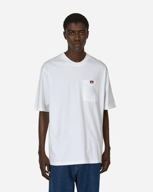 Ben Davis Work Clothes Heavy Duty Classic Label Pocket T-Shirt - White