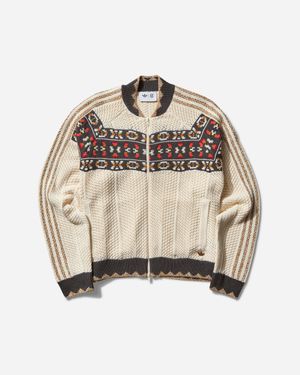 adidas Clot By Edison Chen Crochet Sst Track Top Cream - Natural