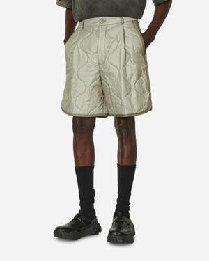 Dries Van Noten Padded Shorts Sand - Natural