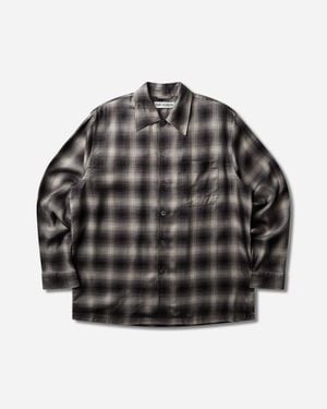 Our Legacy S Every Shirt Taos Check - Grey