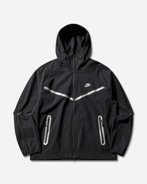 Nike S Tech Woven Windrunner Full-Zip Jacket - Black
