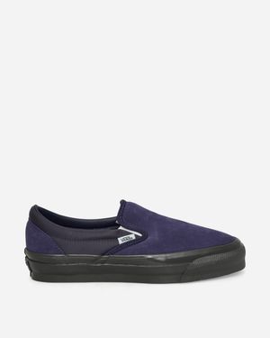 Vans Classic Slip-on 98 Lx Suede Trainers Deep Twilight - Blue