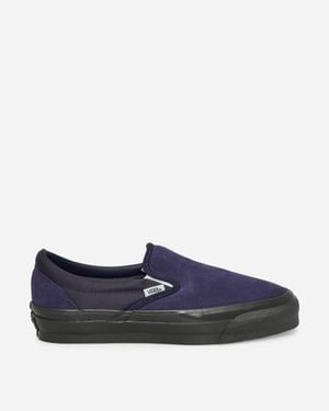 Vans Classic Slip-on 98 Lx Suede Sneakers Deep Twilight - Blue