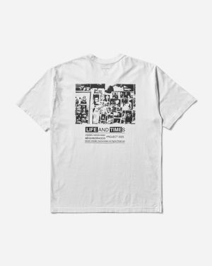 Neighborhood Men S Osamu Nagahama Ss-4 T-shirt - Grey