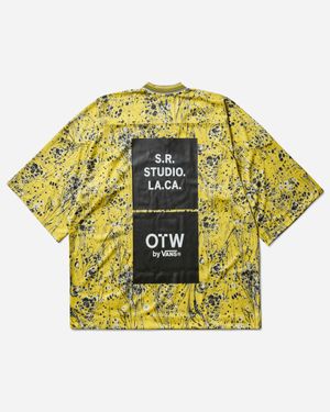 Vans Men S S.r. Studio La.ca. Hockey Jersey Marbled / Cyber - Yellow