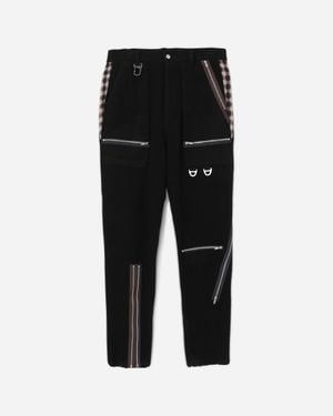 Undercover Men S Wool Zip Trousers - Black