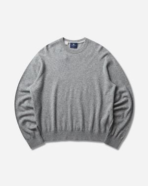 Levi's Men S Blue Tab Cashmere Jumper Stone - Grey