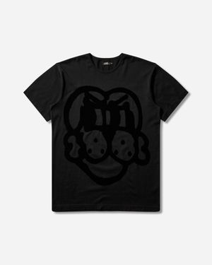 Chio Men S Flocked Pup T-shirt - Black